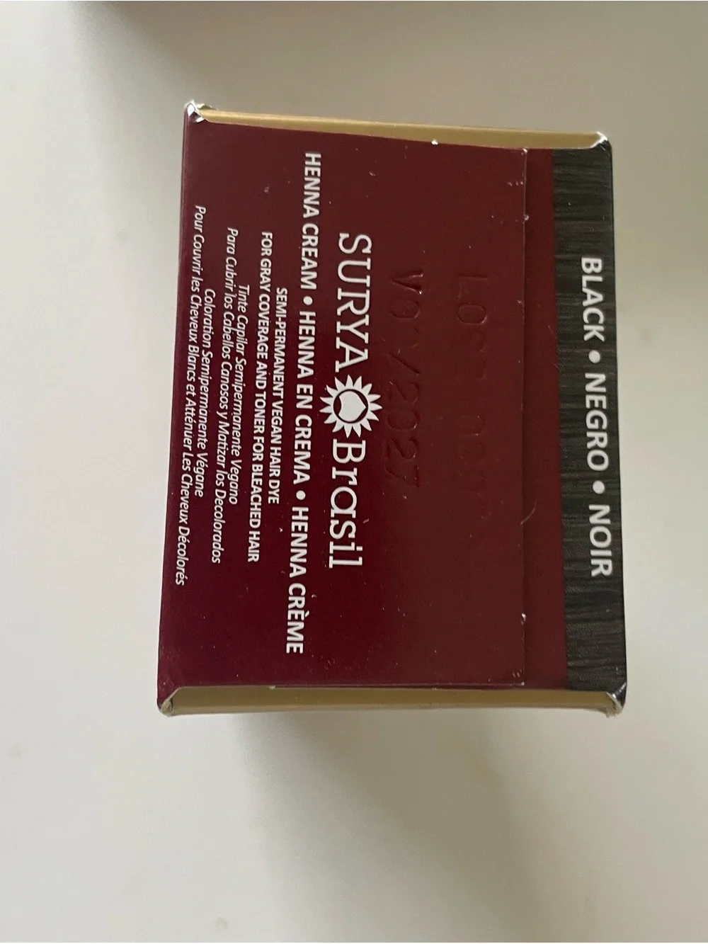 Surya Brasil Henna Cream Hair Color - Black